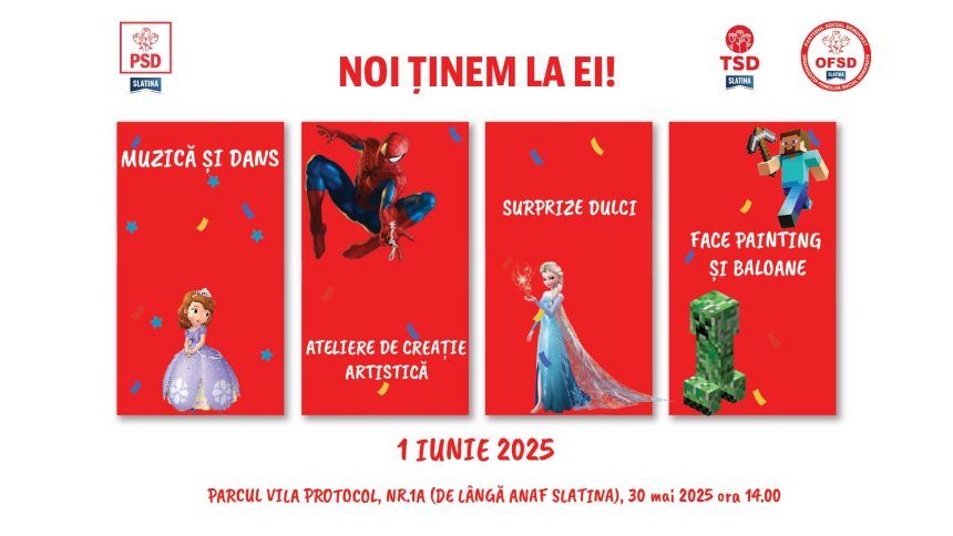 activitati de ziua copilului organizate de tsd si ofds slatina in parcul vila protocol 683753514d6aa