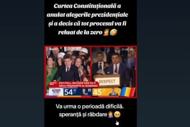 cna cere tiktok sa elimine un fake news care anunta ca alegerile au fost anulate de curtea constitutionala 682b61e57365b