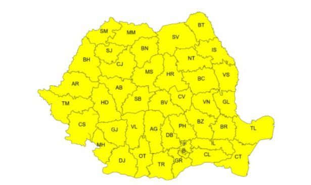 cod galben de vant si instabilitate atmosferica in toata tara anm anunta vreme rece 682ae09c1d799