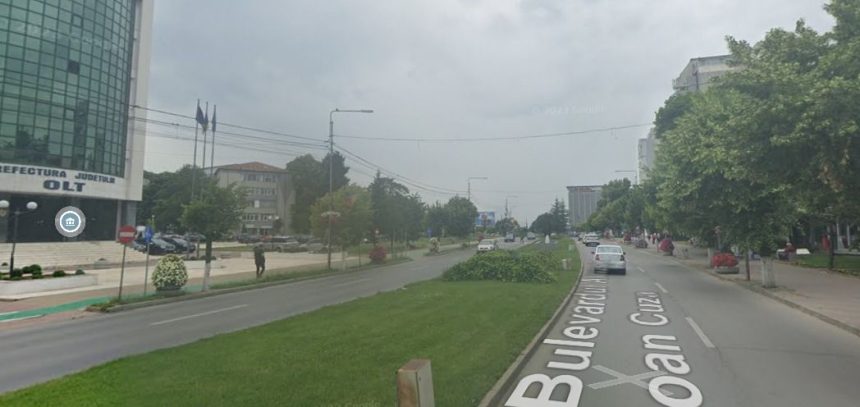 de mezzo inchide traficul pe principalul bulevard din slatina 36 milioane lei pentru o zona pietonala 683605aea08ff