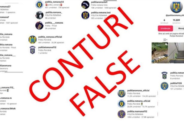 mai a eliminat peste 160 de conturi tiktok care utilizau ilegal insemnele politiei romane 6829cb40a6751