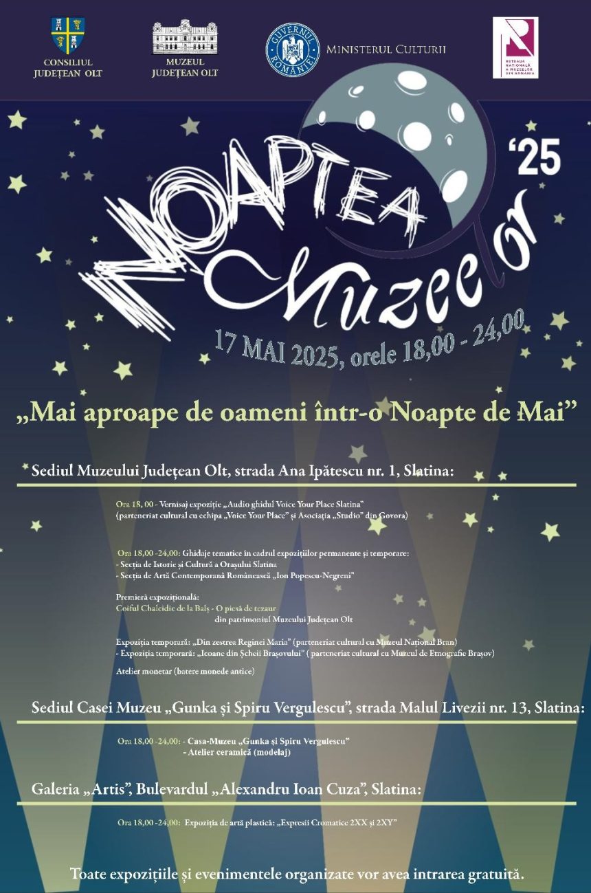 muzeul judetean olt este mai aproape de oameni intr o noapte de mai 6826ff78a5b78