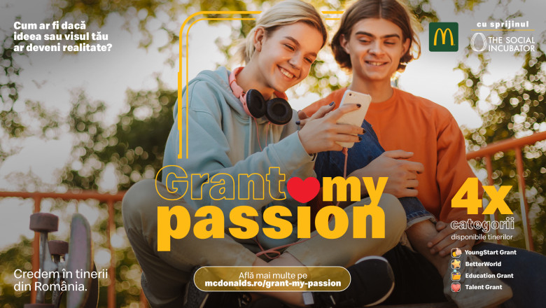 p mcdonalds lanseaza grant my passion un program pentru tinerii cu initiativa din romania 682f427e24065