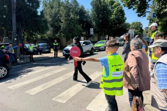 saptamana nationala a sigurantei rutiere marcata la o scoala din caracal patrulele scolare au fost reactivate 6826f6f3c89b5