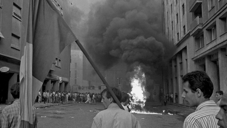 35 de ani de la unul dintre cele mai violente evenimente din istoria romaniei mineriada din 13 15 iunie 1990 684bf16f7fbaf