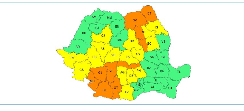 cod portocaliu de averse torentiale si vijelii dar si canicula in olt 68429dbedb907