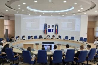 elevii de la liceul teoretic nicolae titulescu lectie de educatie sociala la consiliul judetean olt 68427fc5a9636