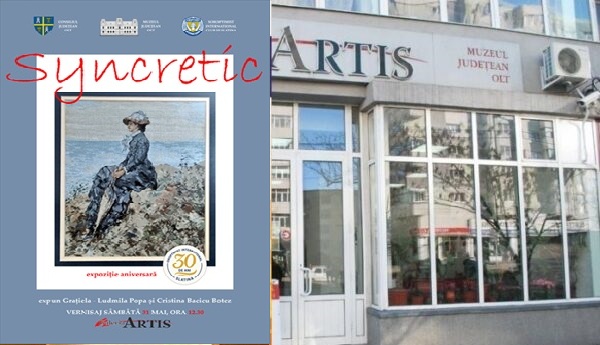 expozitie de pictura si goblen semnata cristina botez si gratiela popa galeria artis slatina 683d385a7f261