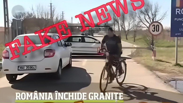 mai avertizeaza asupra unui fake news circula informatii false pe retelele sociale ca romania ar inchide granitele 68429620038c8