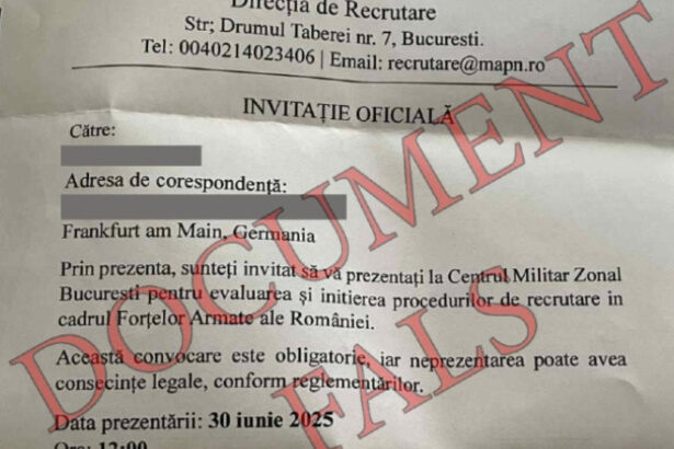 mapn romanii din diaspora nu sunt chemati la centre de recrutare acest document este fals 6841acf246463
