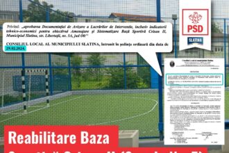reabilitarea bazei sportive de la scoala nr 5 un proiect al administratiei psd mario de mezzo doar taie panglica 68553b04191e0