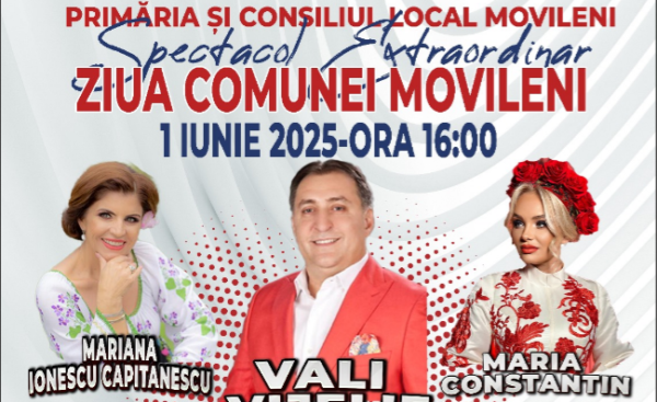 spectacol de zile mari azi la movileni de ziua comunei mari artisti vor urca pe scena video 683e8bc2795cc