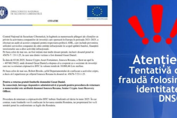 tentativa de frauda in numele dnsc sub forma unei citatii oficiale nu raspundeti si nu divulgati informatii 6843218fbc7a1
