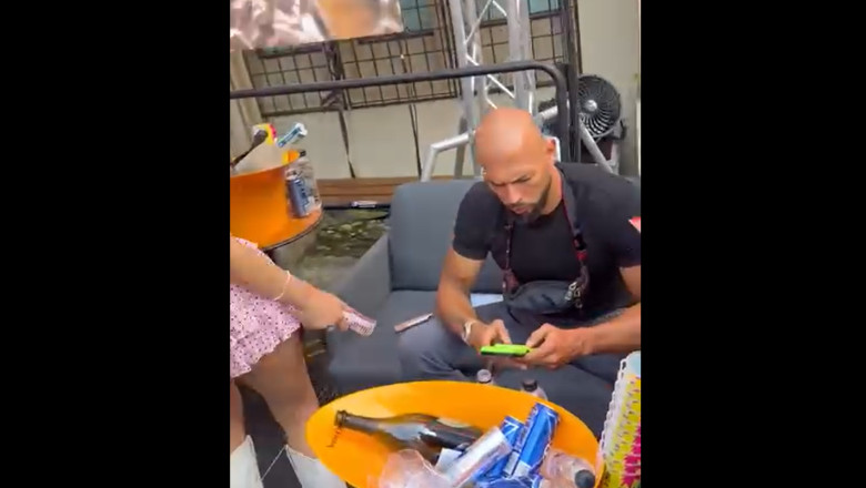 video dupa ce a ramas fara permis de conducere andrew tate a participat la o petrecere organizata in curtea muzeului de istorie din sibiu 6847ae6d747df