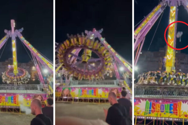 video incident grav intr un parc de distractii din bacau o bucata dintr o instalatie s a desprins in timpul functionarii 6862f864949dd