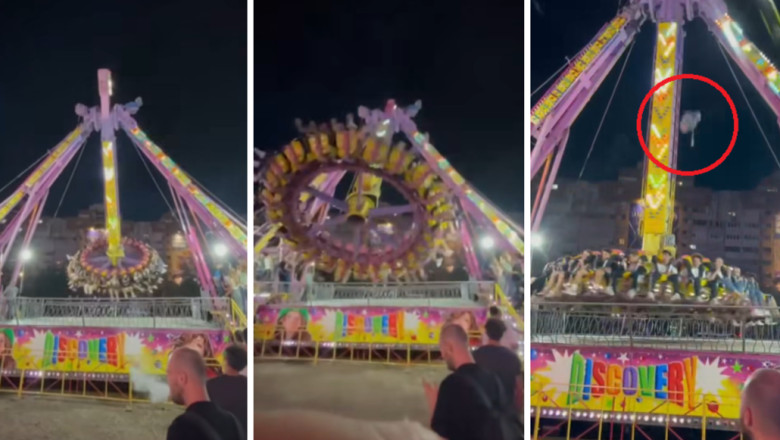 video incident grav intr un parc de distractii din bacau o bucata dintr o instalatie s a desprins in timpul functionarii 6862f864949dd