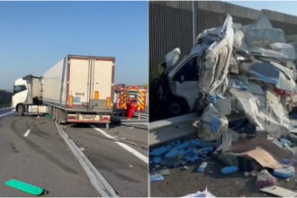 video trafic blocat in judetul olt accident mortal pe drumul expres craiova pitesti o persoana a murit iar alte doua sunt in stare grava 68413ecb349f6