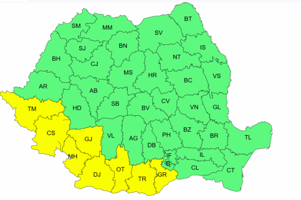 vine canicula avertizare cod galben in zona de sud vest 683ef983c4252
