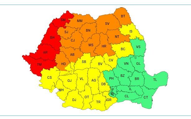 cod galben de instabilitate atmosferica de la ora 15 00 in olt valul de canicula se mentine 686b7fe263a4a