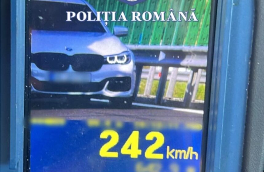 un tanar din iancu jianu surprins de radar cu 242 km h pe dex12 686cd922f2ada