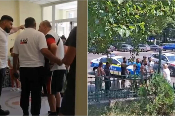 video scandal la spitalul marie curie din capitala agent de paza acuzat ca a lovit un barbat si a folosit spray lacrimogen 686aa612614d3