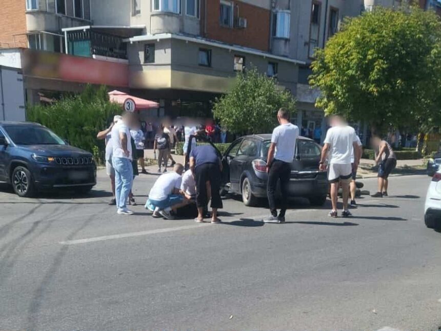 accident in bals o tanara care se afla pe motocicleta a fost lovita de un autoturism 68b03e2111496