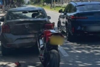 accident in slatina un motociclist a intrat in coliziune cu doua autoturisme foto 68a0e778d9e6d