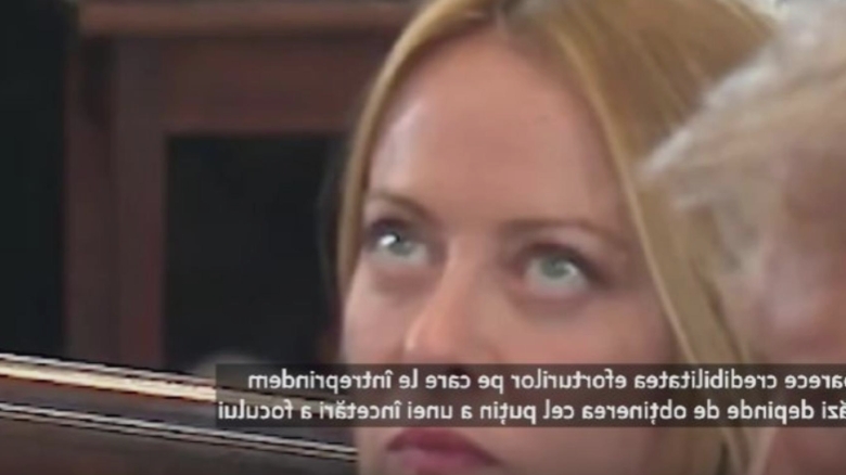 meloni dezgustata de cancelarul care nu cauta solutii cum si a dat ochii peste cap in timpul discursului lui merz 68a421ef44da1