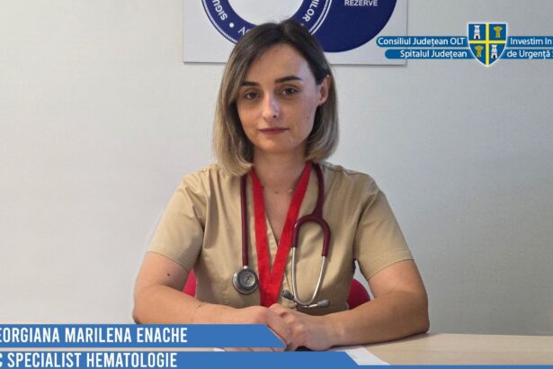 un nou medic hematolog la spitalul slatina georgiana enache este deja un trend ca absolventii facultatii de medicina din craiova sa vina la slatina 6894708788e0e