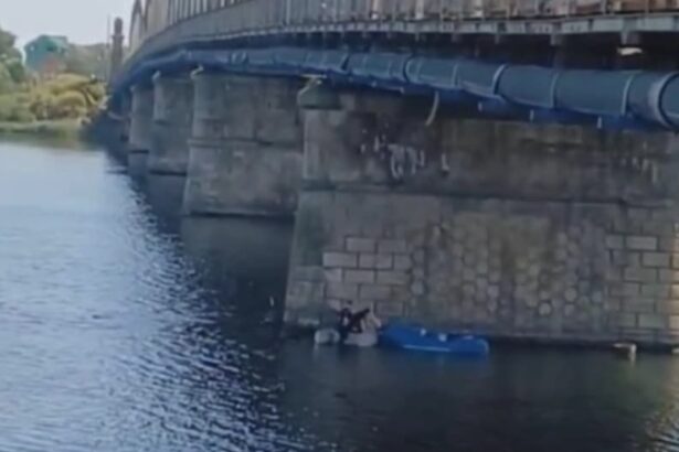 video interventie isu un barbat s a rasturnat cu caiacul in raul olt 689f3819bc829