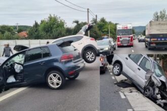 accidente rutiere vineri dimineata trei masini s au oprit in sant trei oameni transportati la spital foto 68da2e430cdf7