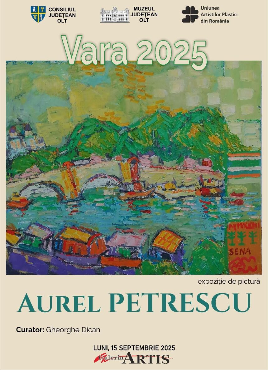 pictorul aurel petrescu aduce vara 2025 la galeria artis a muzeului judetean olt 68c3cbdf8c425
