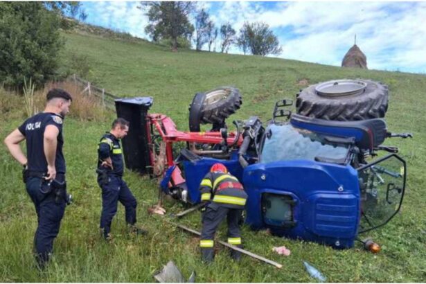 tanar de 25 de ani in stop cardio respirator dupa ce a fost surprins sub un tractor a fost solicitata interventia elicopterului smurd 68c9834dd4beb