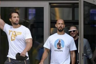 un barbat cu o arma a fost arestat langa casa fratilor tate din ilfov 68cf120766ff9