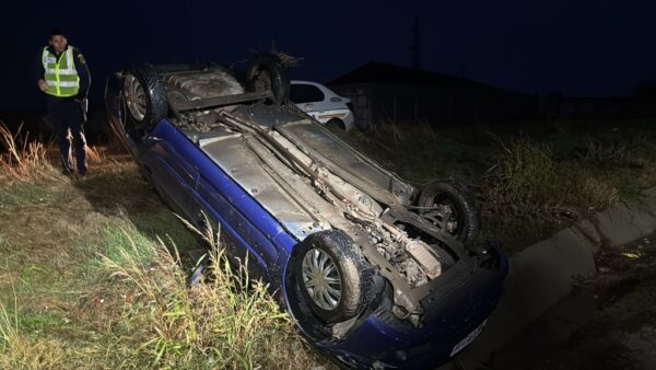 accident aseara in olt un barbat s a rasturnat cu autoturismul la scurt timp dupa ce si a comandat unul nou foto 68e896310f3ab