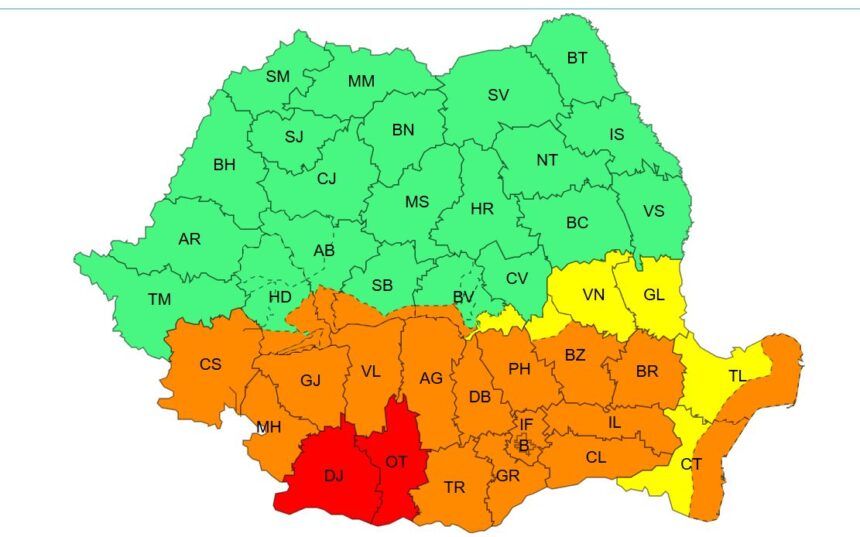 avertizare cod rosu de ploi pentru judetele olt si dolj 68de2dfcdd64f