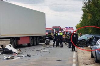 barbatul ranit in accidentul din olt a murit la spital masina acestuia a intrat frontal intr un tir foto 68f3e02575574