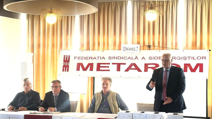 constantin popescu liderul sindicatului aluministul din alro slatina ales prim vicepresedinte al federatiei metarom 690356631bf82