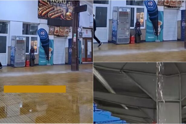 efectele ciclonului barbara gara de nord din capitala s a transformat intr un lac video 68e60b22dfcdf