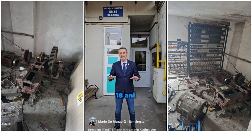 locatarii unui bloc din slatina acuza primaria ca monteaza un lift doar pana la etajul 5 desi proiectul prevede 6 etaje 68ff0ab76f662