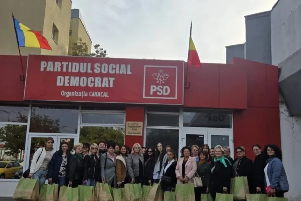 organizatia femeilor social democrate caracal au vizitat centrul de asistenta medico sociala 68f9efa8d9c28