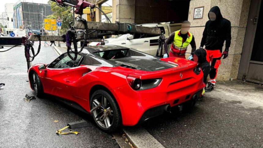 politistii germani au confiscat un ferrari de 200 000 de euro de la un clan de romani conationalii vroiau sa il vanda in ciuda interdictiei 68df812660281
