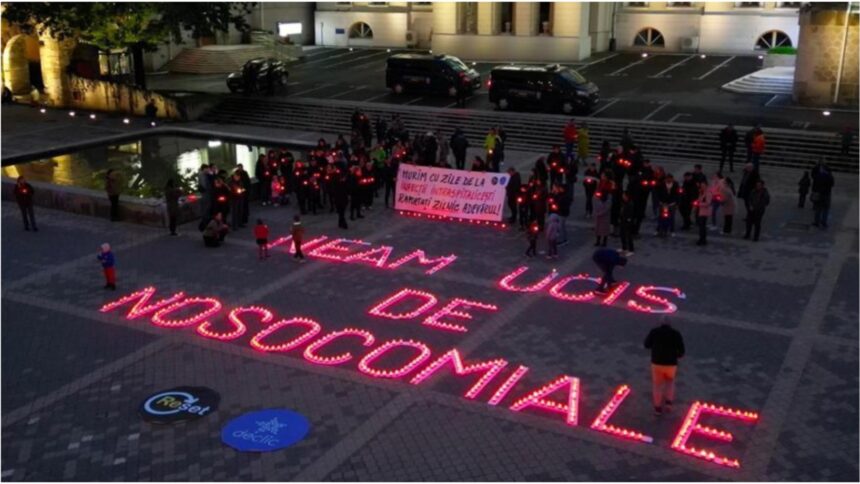 protest cu sute de candele dupa moartea celor 7 bebelusi la spitalul sfanta maria din iasi neam ucis de nosocomiale 68e28f60e4718