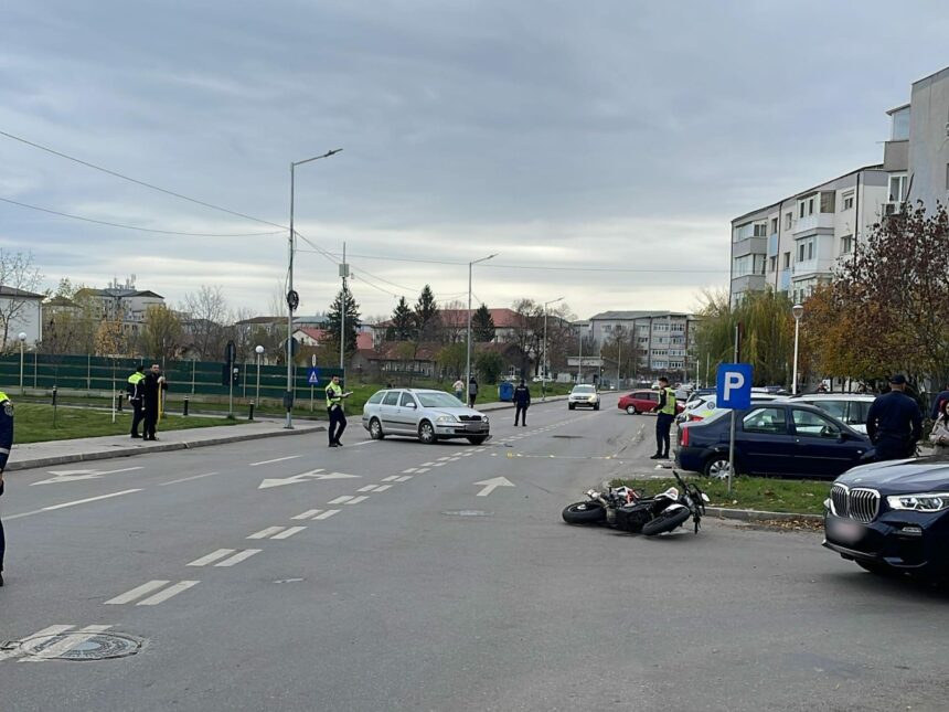 accident in slatina un tanar aflat pe motocicleta lovit de un autoturism 69270b3b0a214