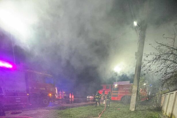 incendiu noaptea trecuta in strejesti un barbat de 78 de ani salvat de pompieri 6922d3f2d9e93