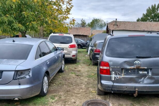 politistii de frontiera si garda de mediu au descoperit un cimitir de masini la ianca proprietarul sanctionat cu 10 000 de lei foto 690c590955500