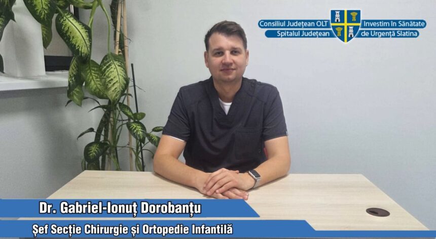 spitalul judetean de urgenta slatina atrage pacienti din intreaga oltenie prin sectia de ortopedie pediatrica condusa de dr dorobantu 69205074520d4