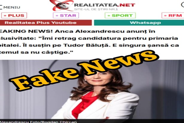 anca alexandrescu si realitatea net victimele unui fals grosolan un fake news lansat pe x anunta retragerea candidatei independente foto 69330f70017c1