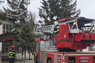 copac cazut pe acoperisul unui spital autoritatile au intervenit de urgenta 69511807a21d9