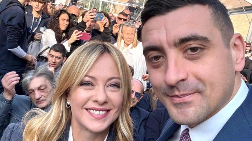 george simion intalnire oficiala cu premierul italiei giorgia meloni la roma cei doi s au pozat impreuna foto 694059a3c9b48